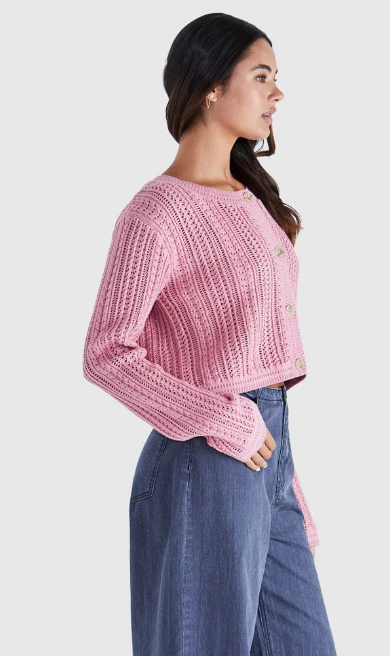 Women’ Cropped Knit Cardigan