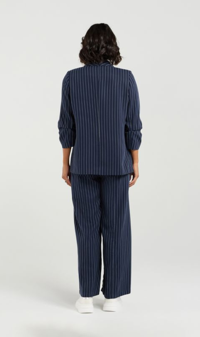 Women’s Blazer and Wide-Leg Trousers Set