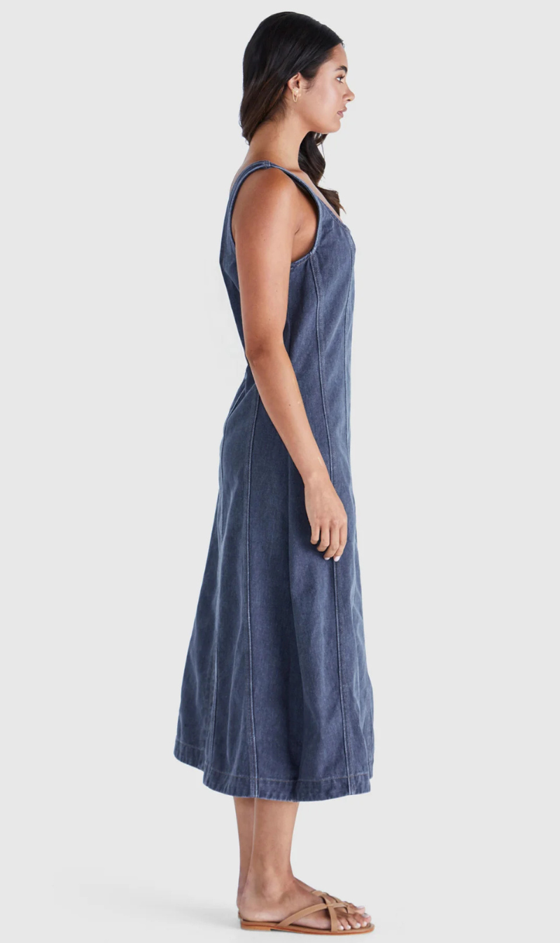 Denim Midi Dress