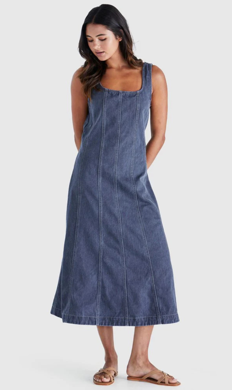Denim Midi Dress
