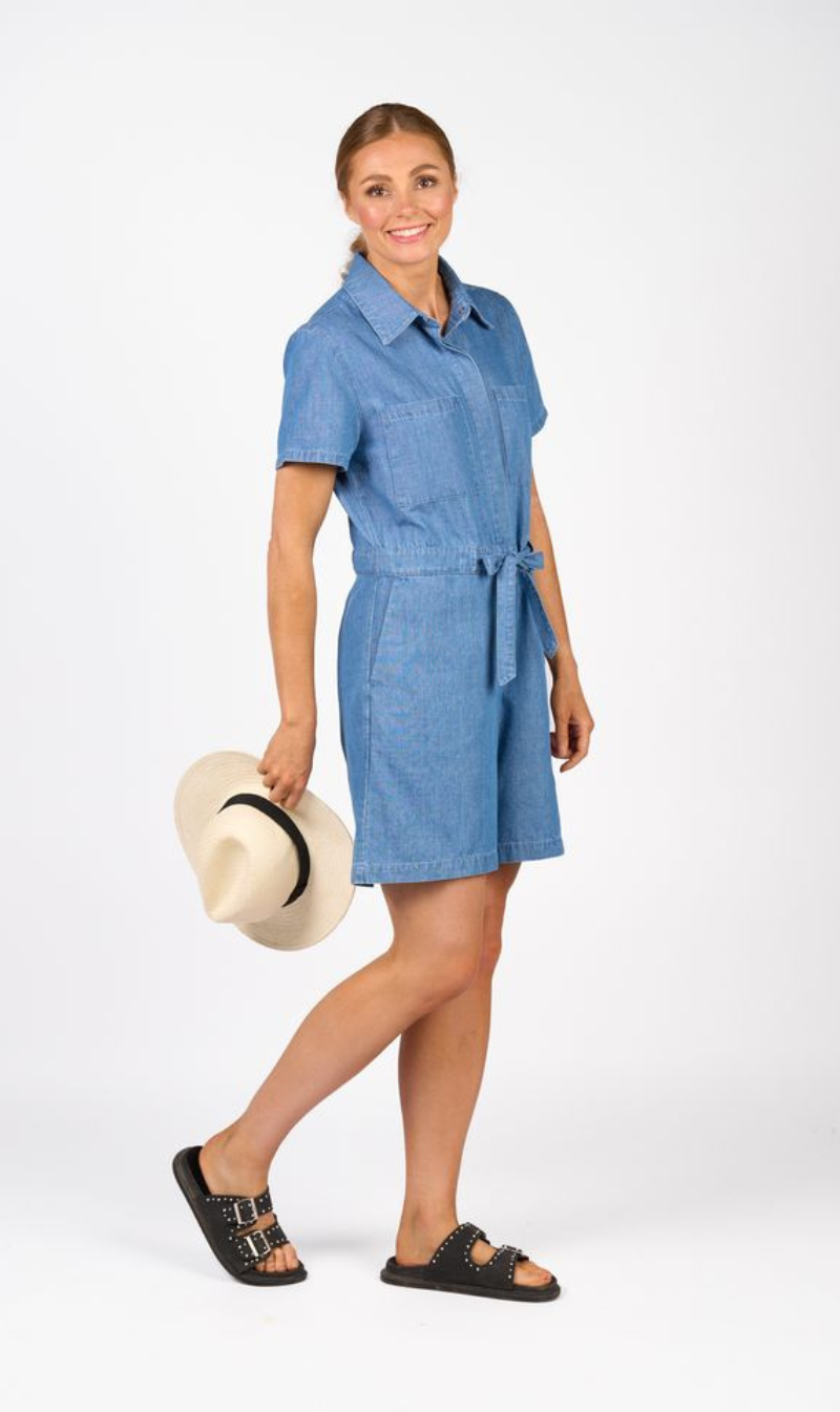 Women’ Denim Romper
