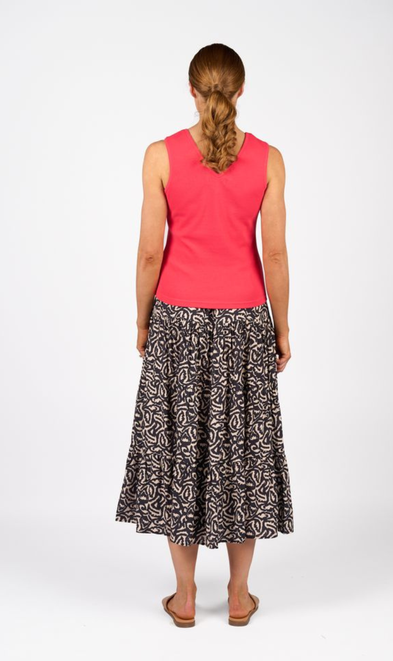 Midi Skirt with Top Set