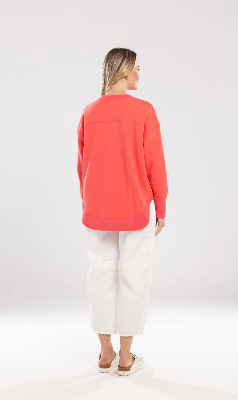 Women’s Oversized Ribbed Sweatshirt