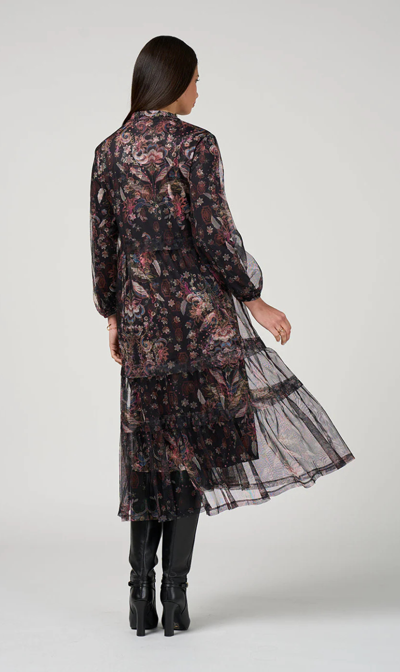 Tiered Midi Dress