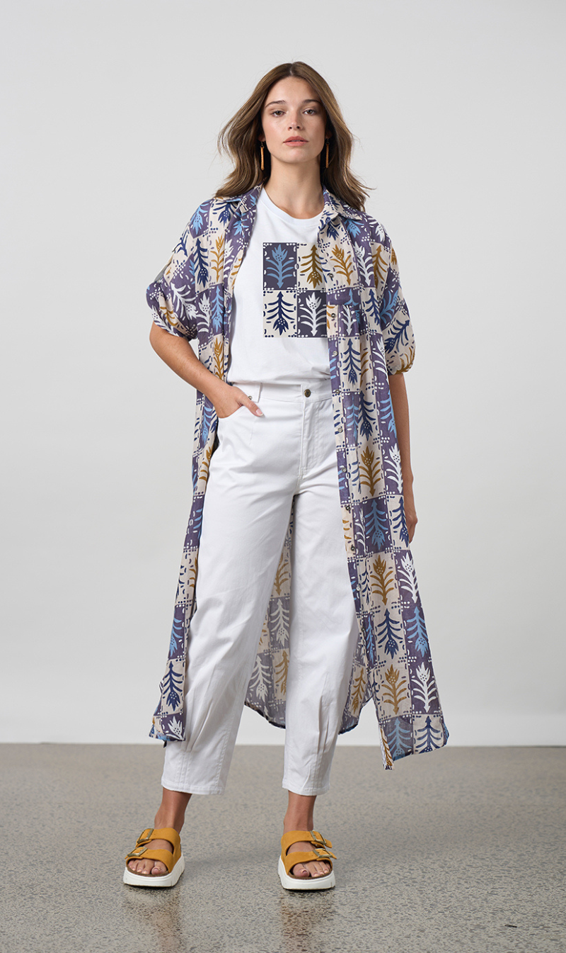 Botanical Graphic T – Shirt Set