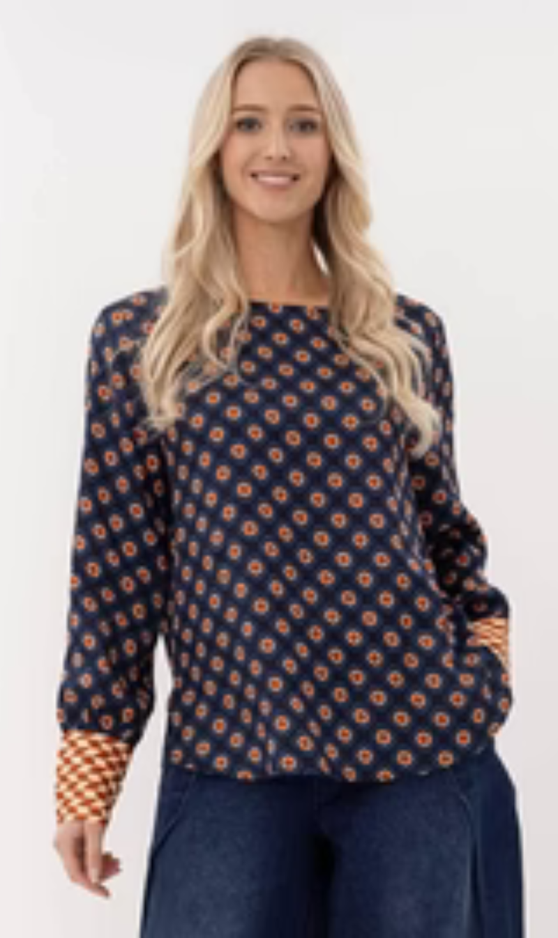 Patterned Blouse