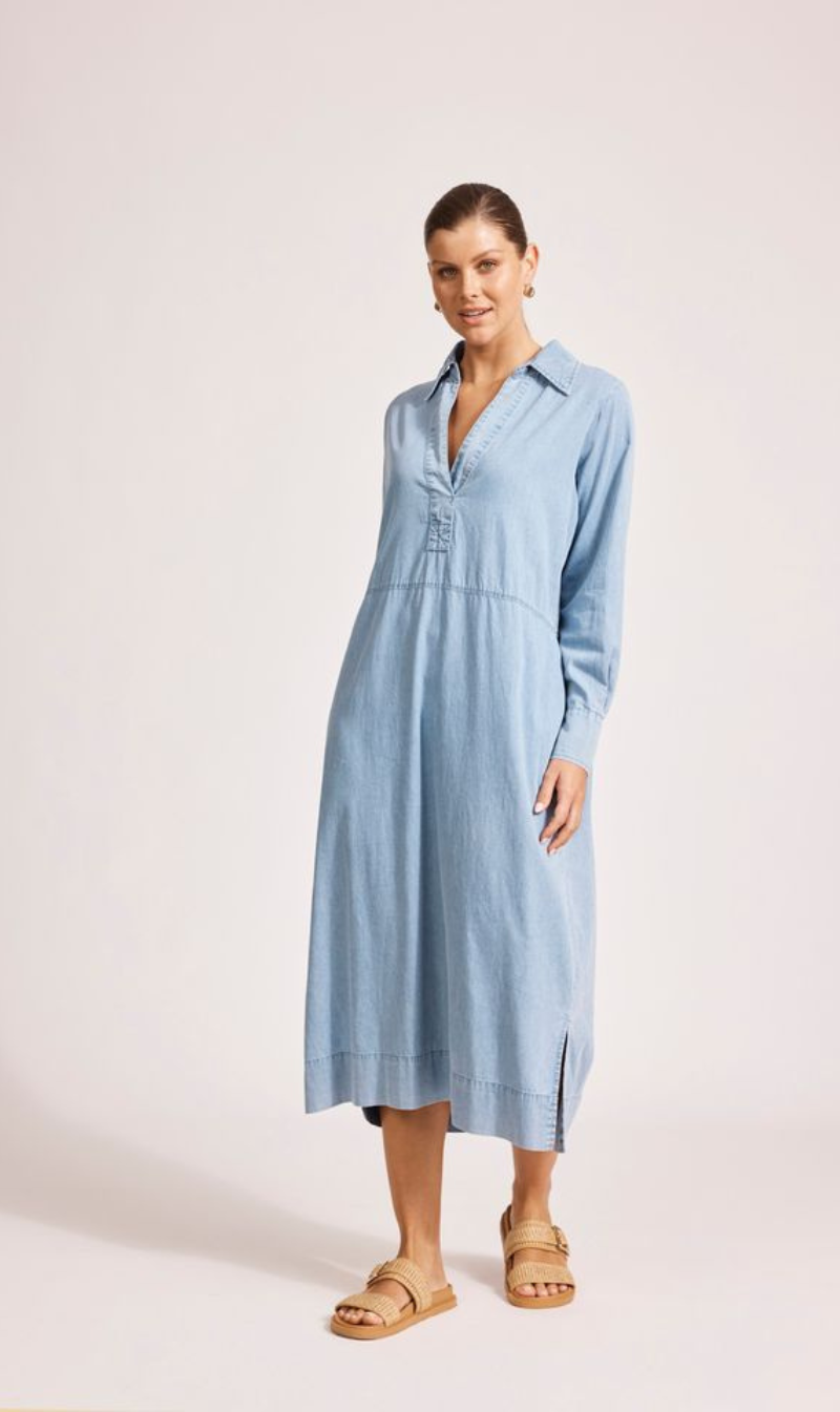Button – down Midi Dress