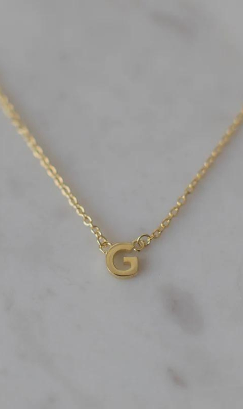 Letter necklace