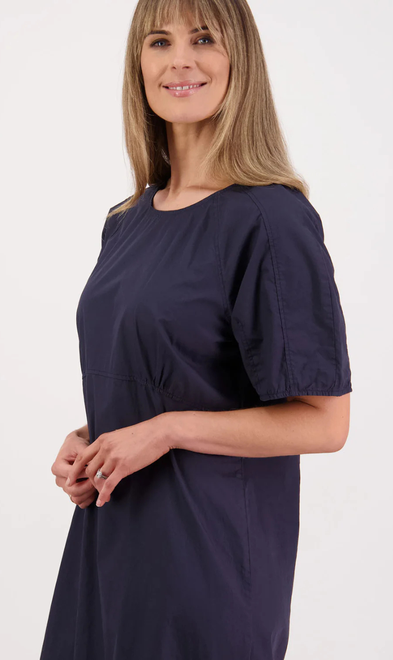Women’s Puffed Sleeve A-Line Dress