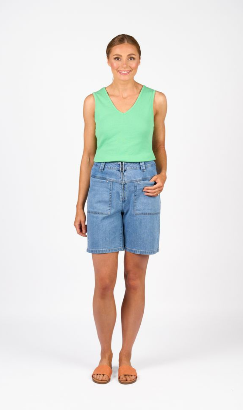 Sleeveless V