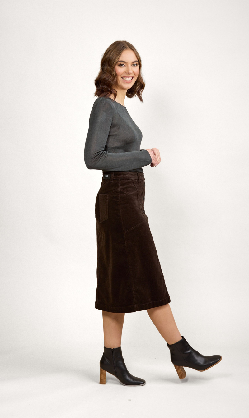 Corduroy Skirt