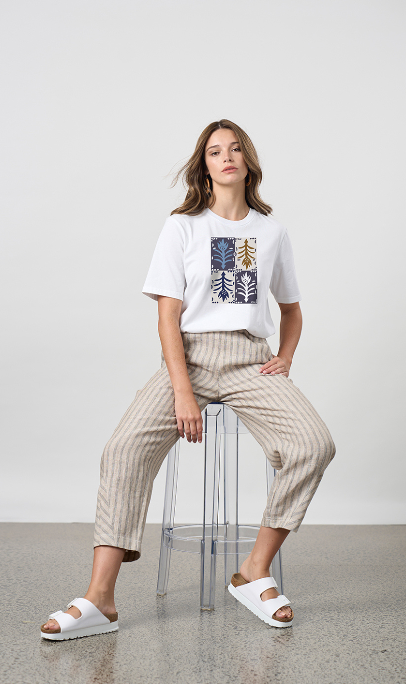 Botanical Graphic T – Shirt Set