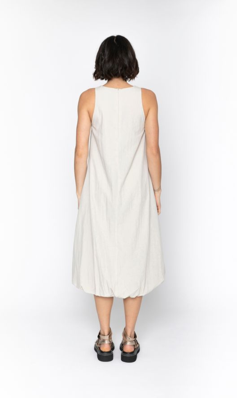 Sleeveless Pocketed Balloon Dress