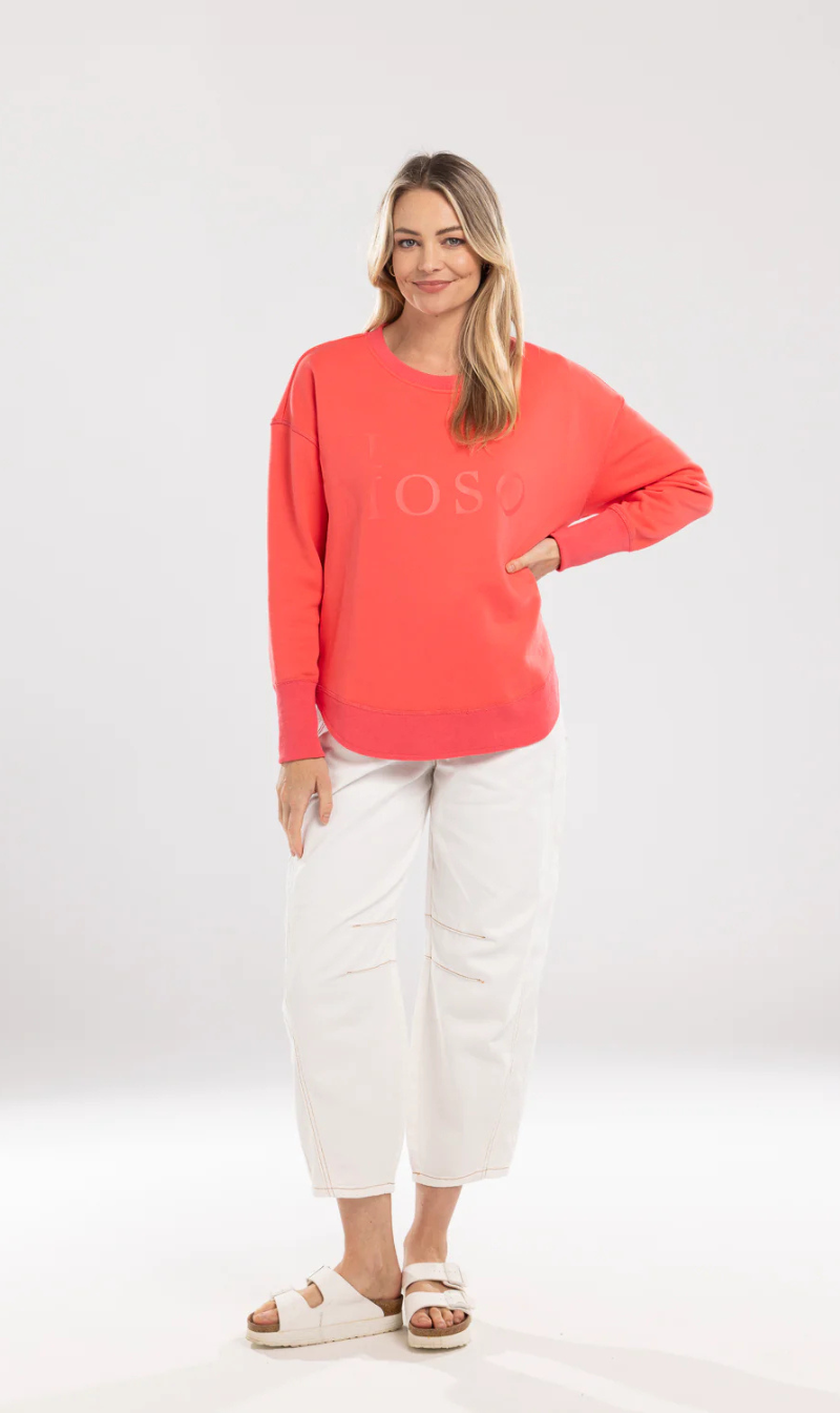 Women’s Oversized Ribbed Sweatshirt