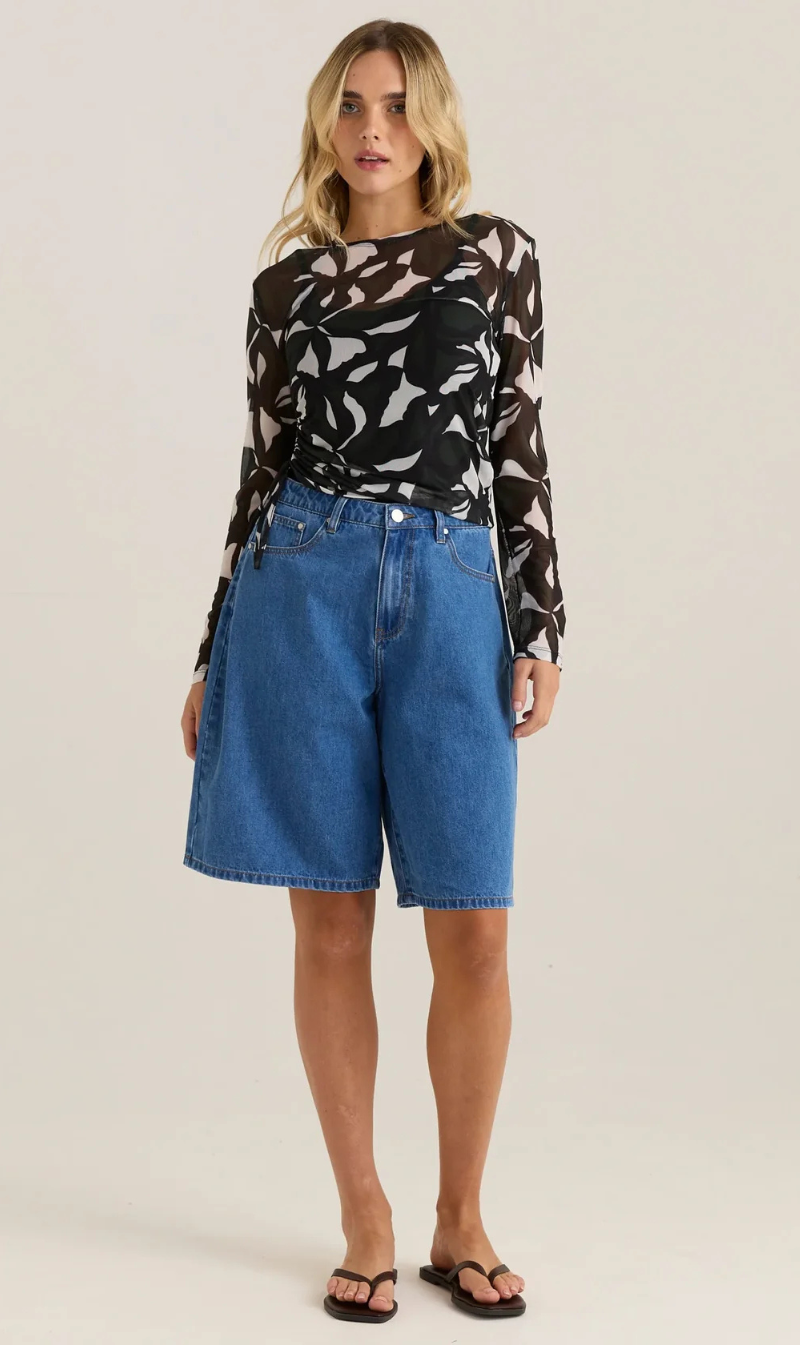 Sheer Mesh Top