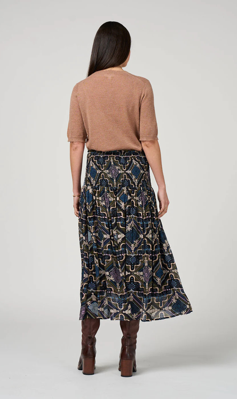 High-waisted Flared Skirt