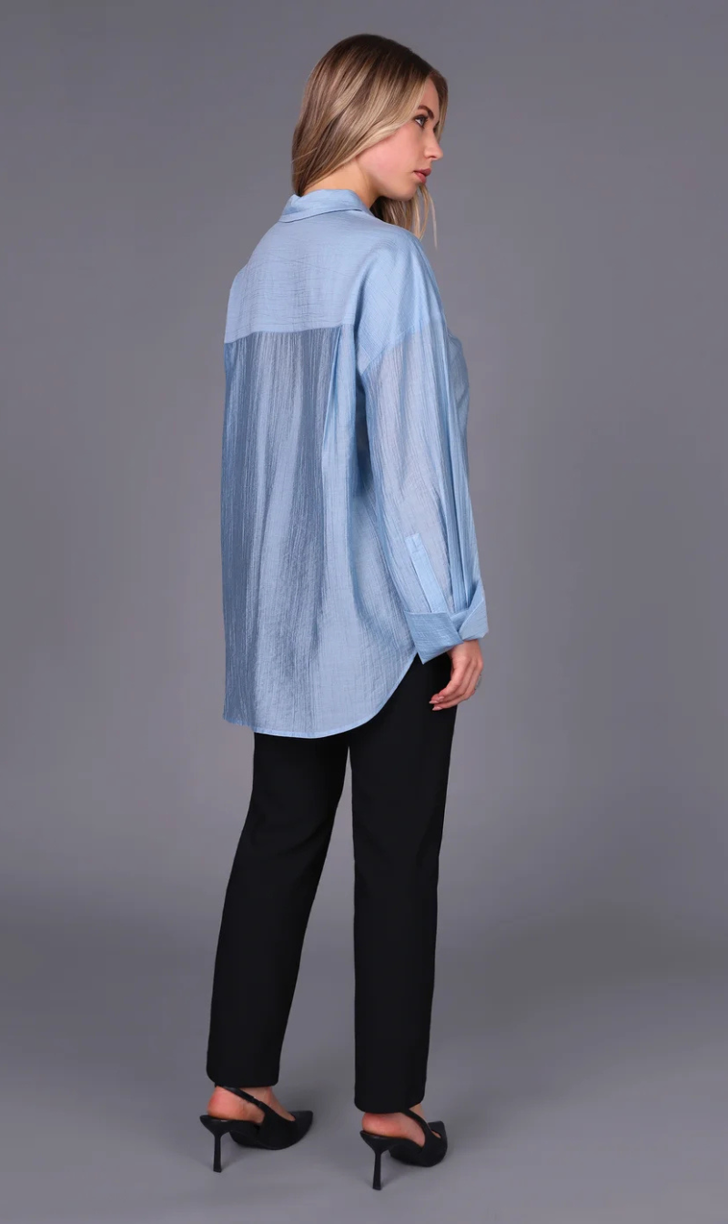Women’ Oversized Button Front Shirt