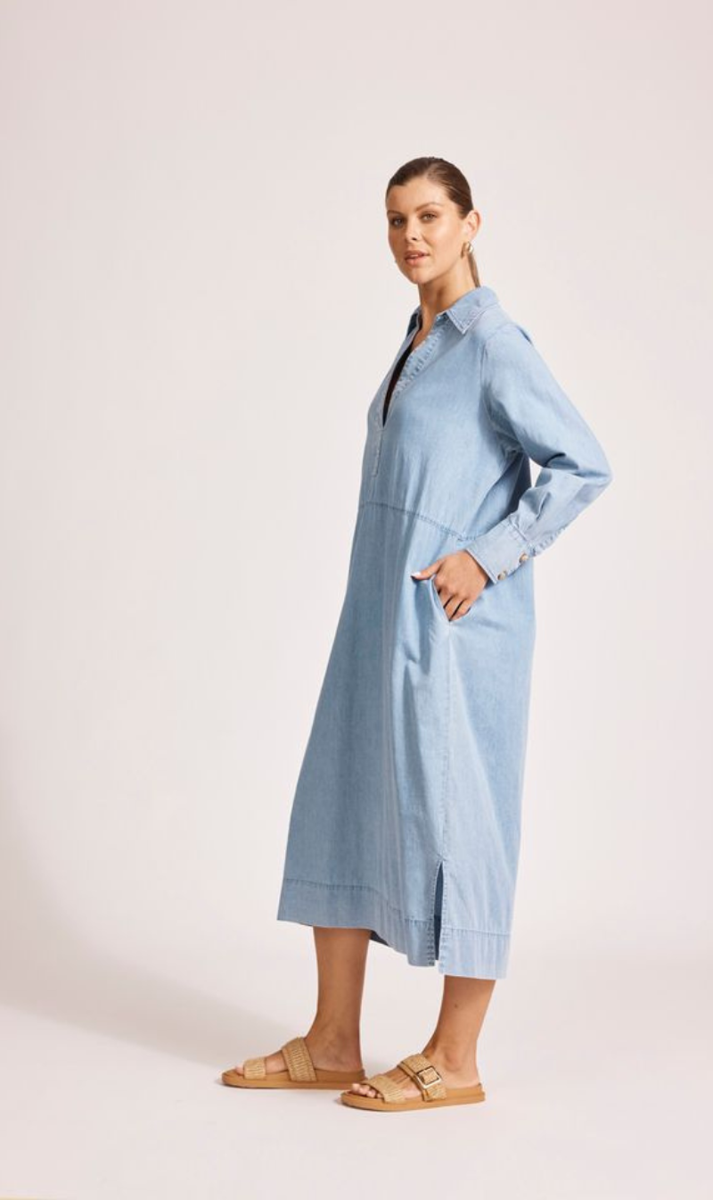 Button – down Midi Dress