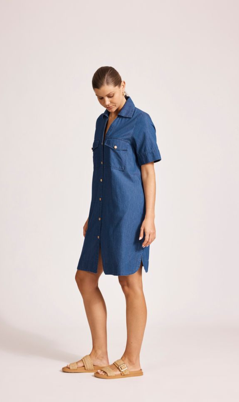 Denim Shirt Dress