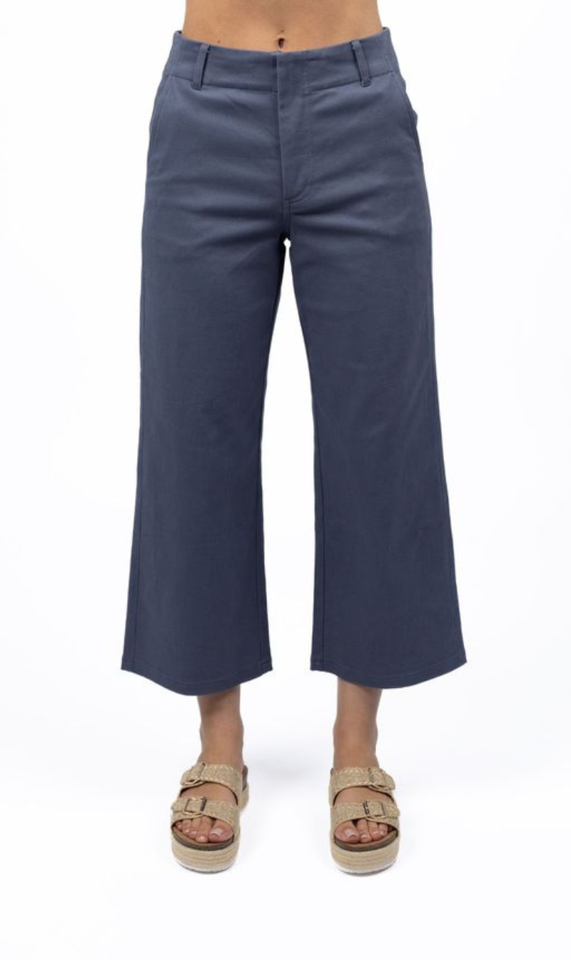 High-rise Flared Cropped Pants