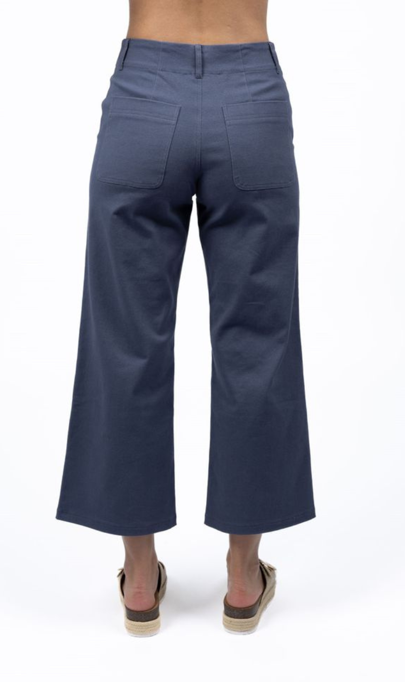 High-rise Flared Cropped Pants